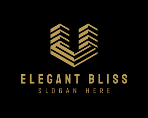 Elegant - Luxury Building Letter V logo design