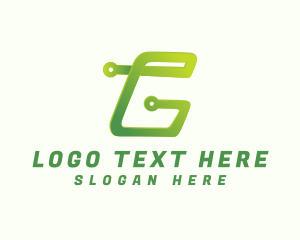 Tech Startup Letter G logo design