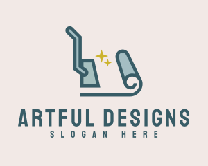 Carpet Cleaning Vacuum logo design