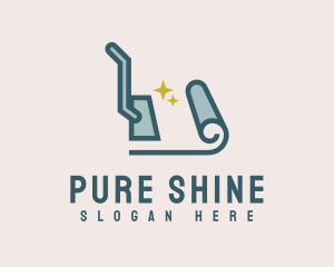 Clean - Carpet Cleaning Vacuum logo design