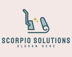 Carpet Cleaning Vacuum logo design