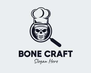 Skeleton - Skeleton Chef Magnifier logo design