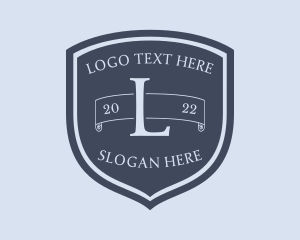 Highschool - Shield Company Badge logo design