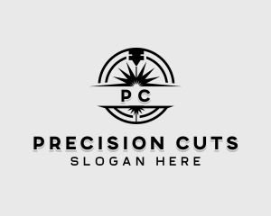 CNC Laser Machinery logo design