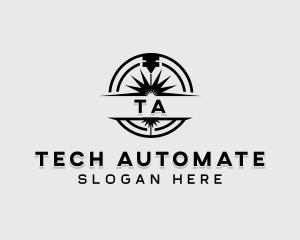 Automation - CNC Laser Machinery logo design