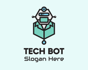 Robot - AI Robot Medical Doctor logo design