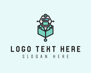 Bot - AI Robot Medical Doctor logo design