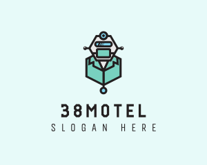 AI Robot Medical Doctor logo design