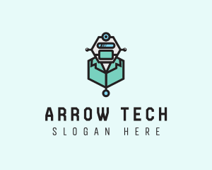 AI Robot Medical Doctor logo design