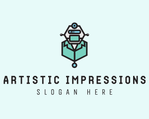 AI Robot Medical Doctor logo design