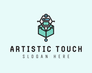 AI Robot Medical Doctor logo design