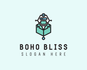 AI Robot Medical Doctor logo design