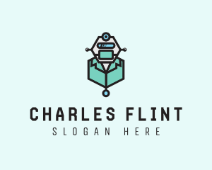 AI Robot Medical Doctor logo design