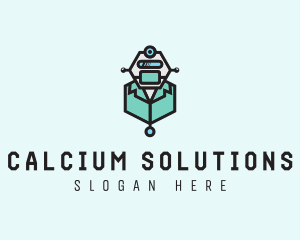 AI Robot Medical Doctor logo design