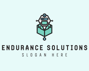 AI Robot Medical Doctor logo design