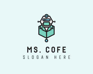 AI Robot Medical Doctor logo design