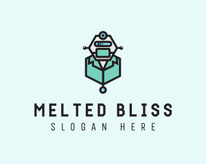 AI Robot Medical Doctor logo design