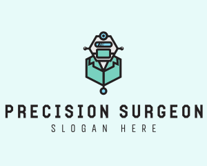 AI Robot Medical Doctor logo design