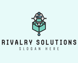 AI Robot Medical Doctor logo design