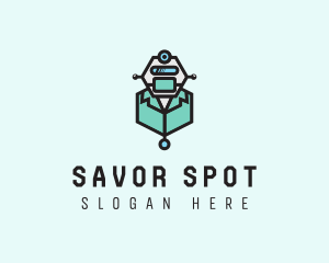 AI Robot Medical Doctor logo design