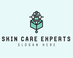 AI Robot Medical Doctor logo design