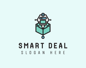 AI Robot Medical Doctor logo design