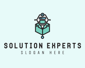 AI Robot Medical Doctor logo design