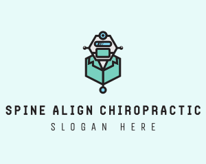 AI Robot Medical Doctor logo design