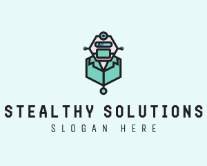 AI Robot Medical Doctor logo design