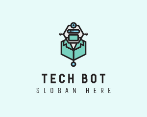 Robot - AI Robot Medical Doctor logo design