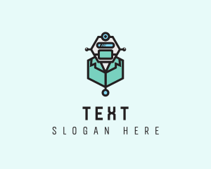 AI Robot Medical Doctor logo design