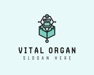 AI Robot Medical Doctor logo design