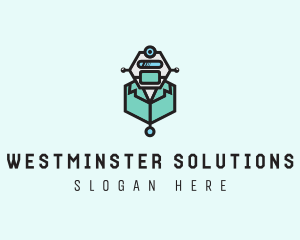 AI Robot Medical Doctor logo design