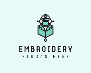 AI Robot Medical Doctor logo design