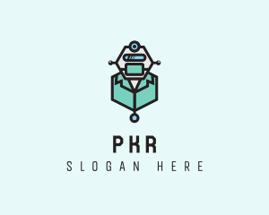 AI Robot Medical Doctor logo design