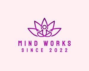 Yoga Wellness Meditation logo design