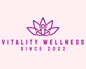 Yoga Wellness Meditation logo design