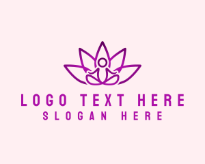 Yoga Wellness Meditation Logo