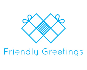 Greeting - Blue Ribbon Gifts logo design