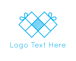 Present - Blue Ribbon Gifts logo design