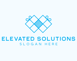 Blue Ribbon Gifts logo design