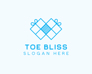 Blue Ribbon Gifts logo design