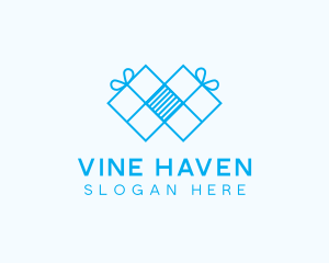 Blue Ribbon Gifts logo design