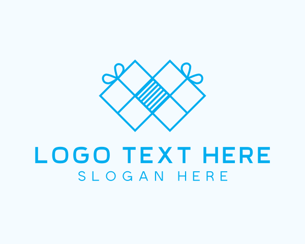 Giving - Blue Ribbon Gifts logo design