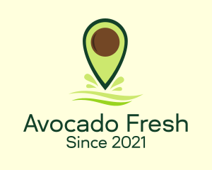 Avocado - Avocado Location Tracker logo design