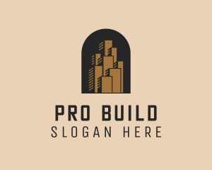 Executive Commercial Building logo design