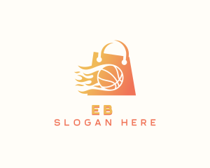 Basketball Shopping Bag Logo