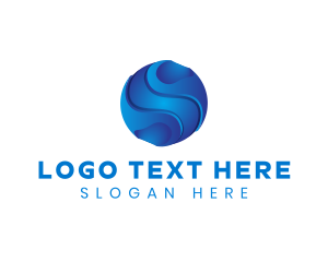 Wave - Gradient Company Sphere logo design