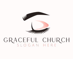 Makeup Artist - Eyebrow Makeup Eyelashes logo design