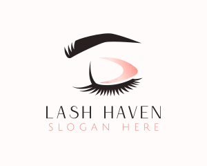 Eyebrow Makeup Eyelashes logo design